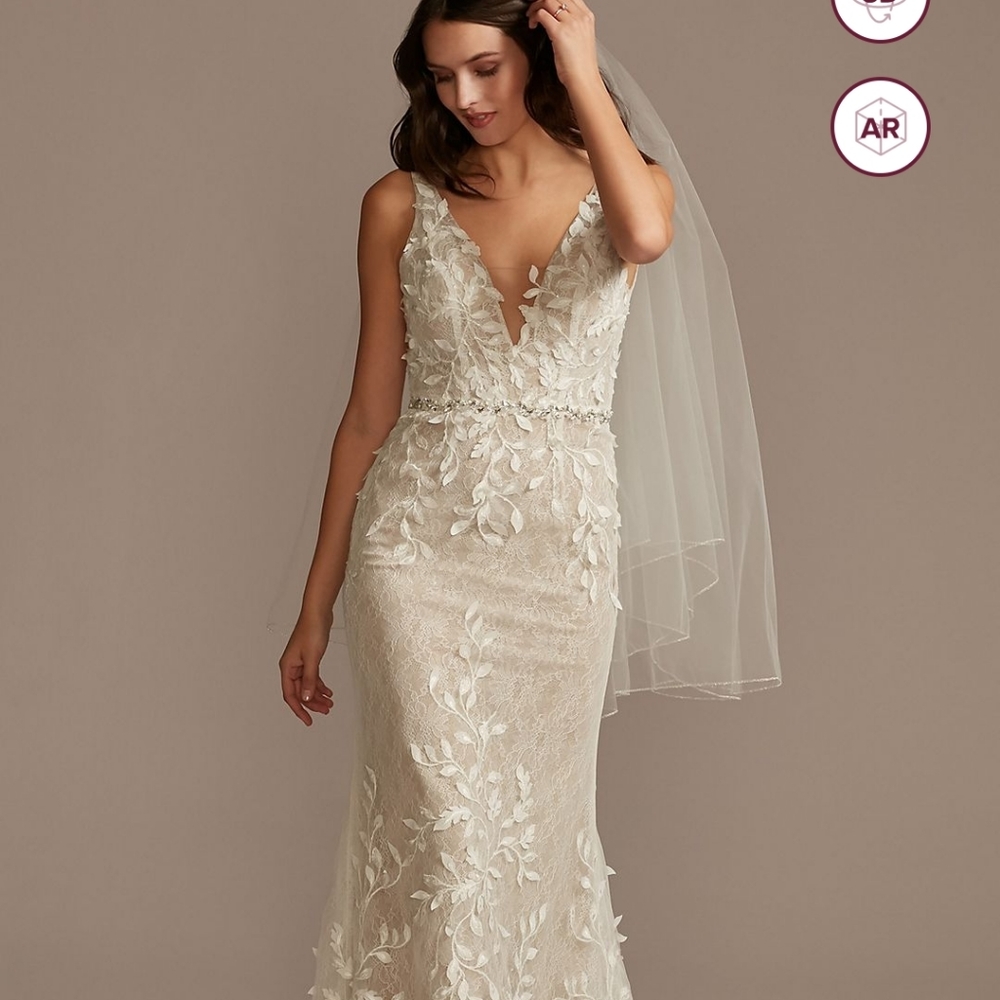 David's Bridal Melissa Sweet 3d Leaves NWT